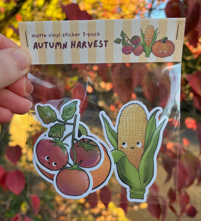 autumn harvest stickers