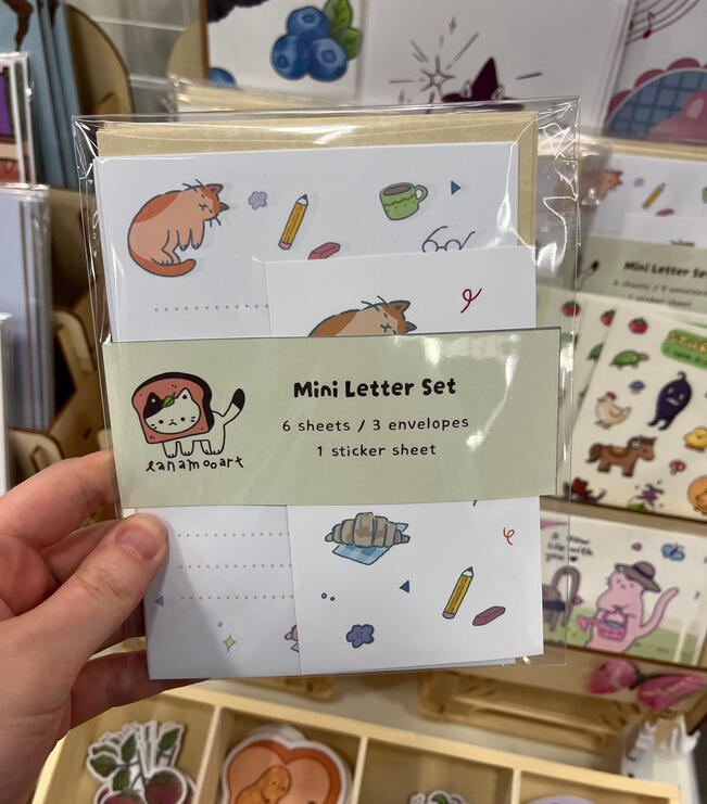 cat letter set