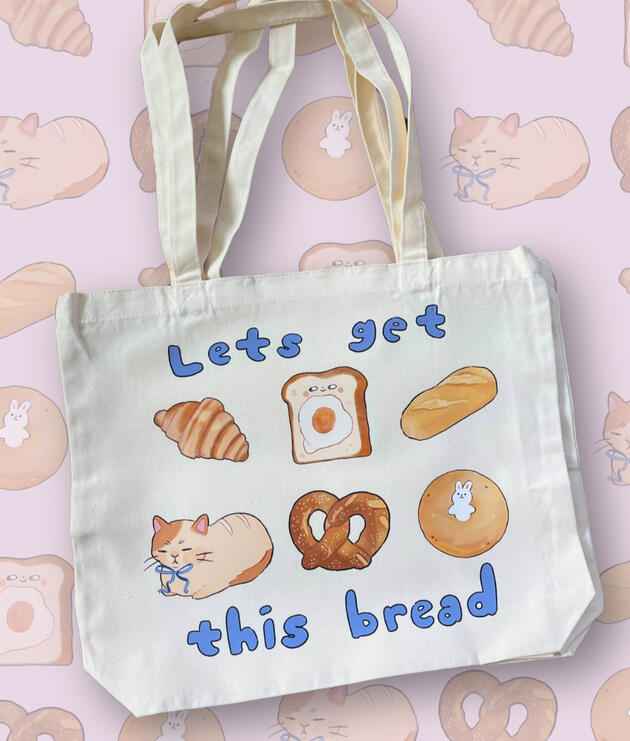 lets get this bread tote